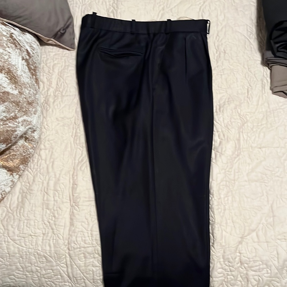 Navy blue suit